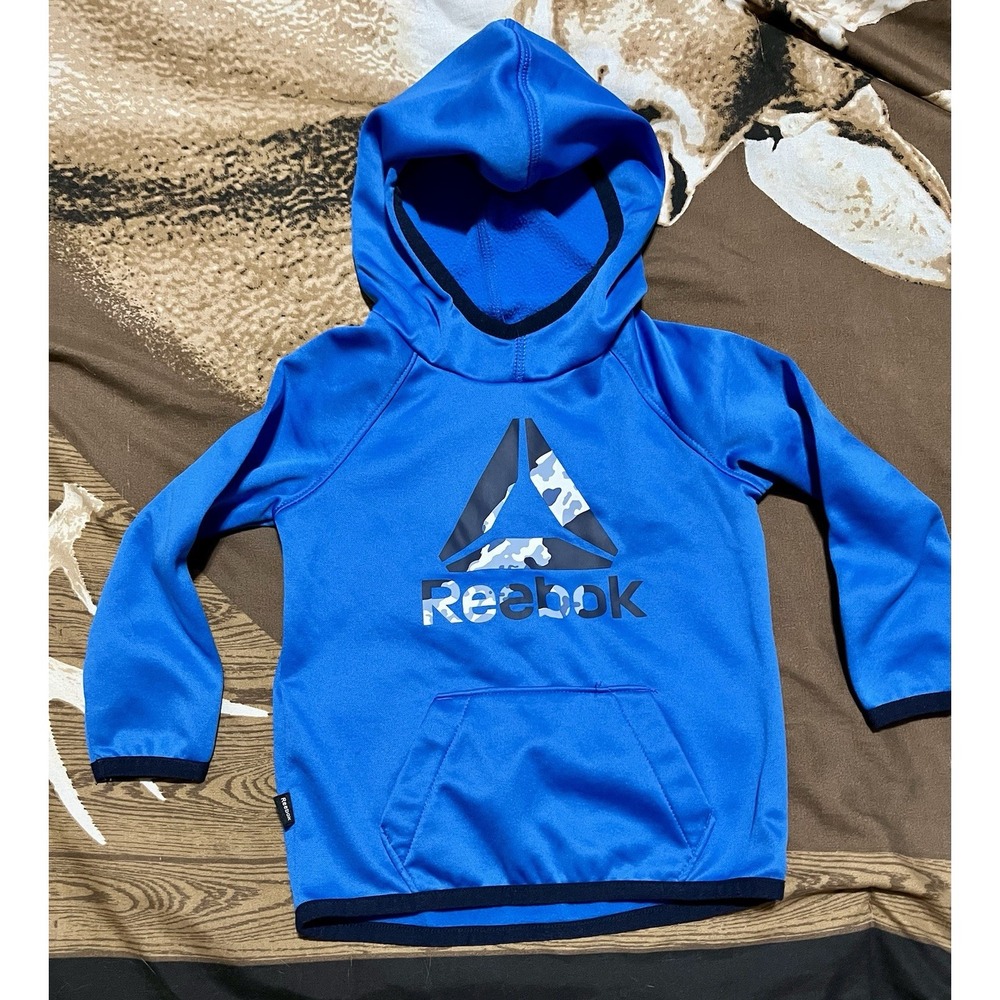 Reebok Active Hoodie Toddler Boys ‎ Blue Long Sleeve
